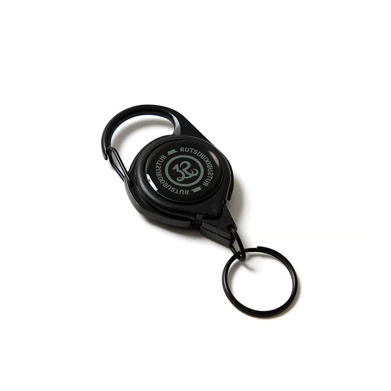 坩堝-RUTSUBO-(ルツボ)/ Premium Retractable Carabiner -BLACK-