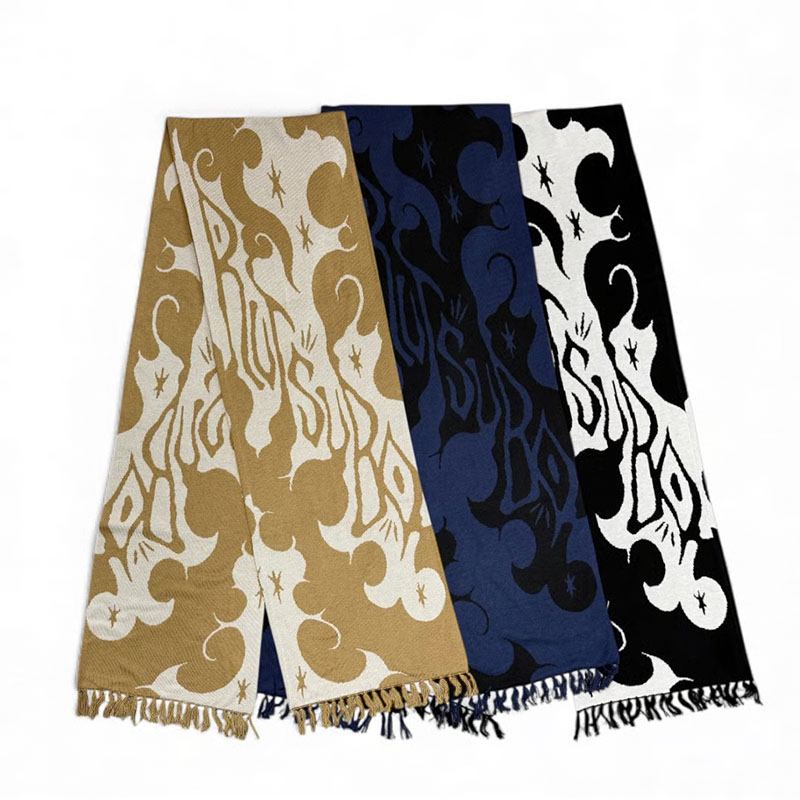 坩堝-RUTSUBO-(ルツボ)/ Yu-Un JACQUARD SCARF (RUTSUBO× LOW MOROMI) -3.COLOR-