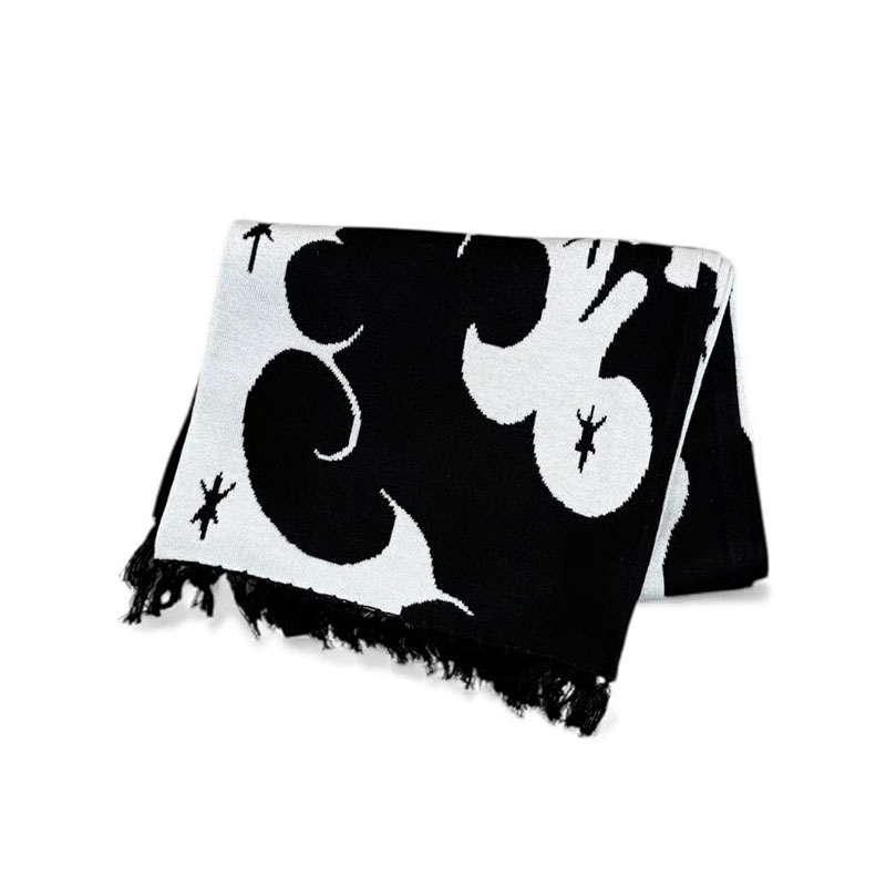 坩堝-RUTSUBO-(ルツボ)/ Yu-Un JACQUARD SCARF (RUTSUBO× LOW MOROMI) -3.COLOR-