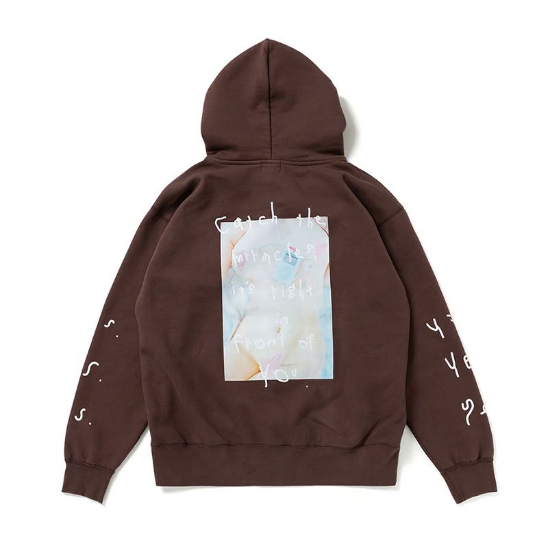 坩堝-RUTSUBO-(ルツボ)/ Catch the miracles Zip Parka (RUTSUBO×Yuri Hanamori × MOMO ) -2.COLOR-(BROWN)