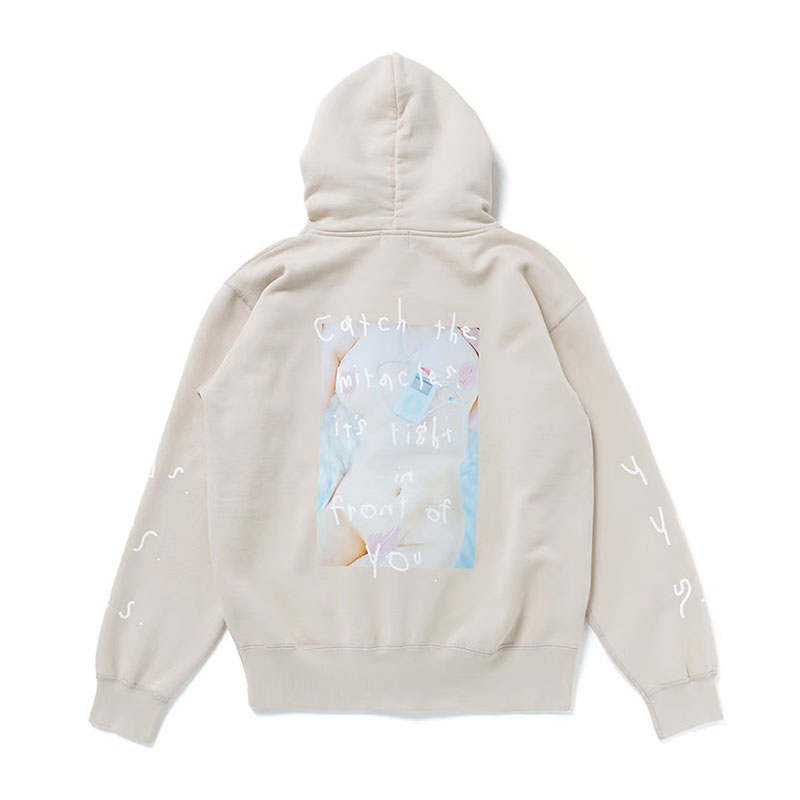坩堝-RUTSUBO-(ルツボ)/ Catch the miracles Zip Parka (RUTSUBO×Yuri Hanamori × MOMO ) -2.COLOR-(GREY)