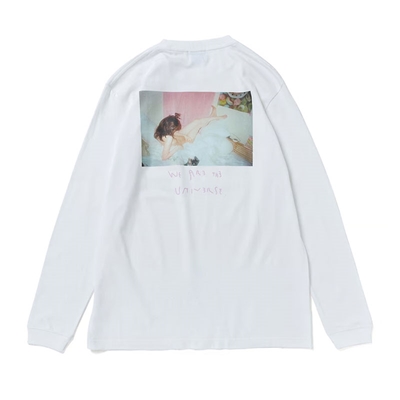 坩堝-RUTSUBO-(ルツボ)/ We are the universe Ls t-shirts (RUTSUBO×Yuri Hanamori × MOMO ) -2.COLOR-