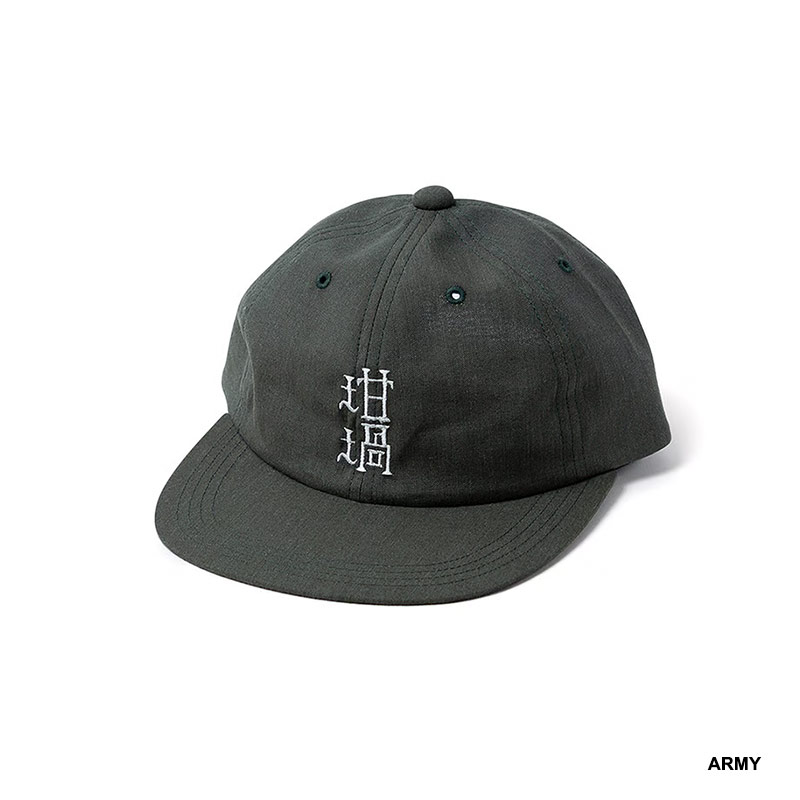 坩堝-RUTSUBO-(ルツボ)/ 坩堝 LINEN 6PANEL CAP -3.COLOR-