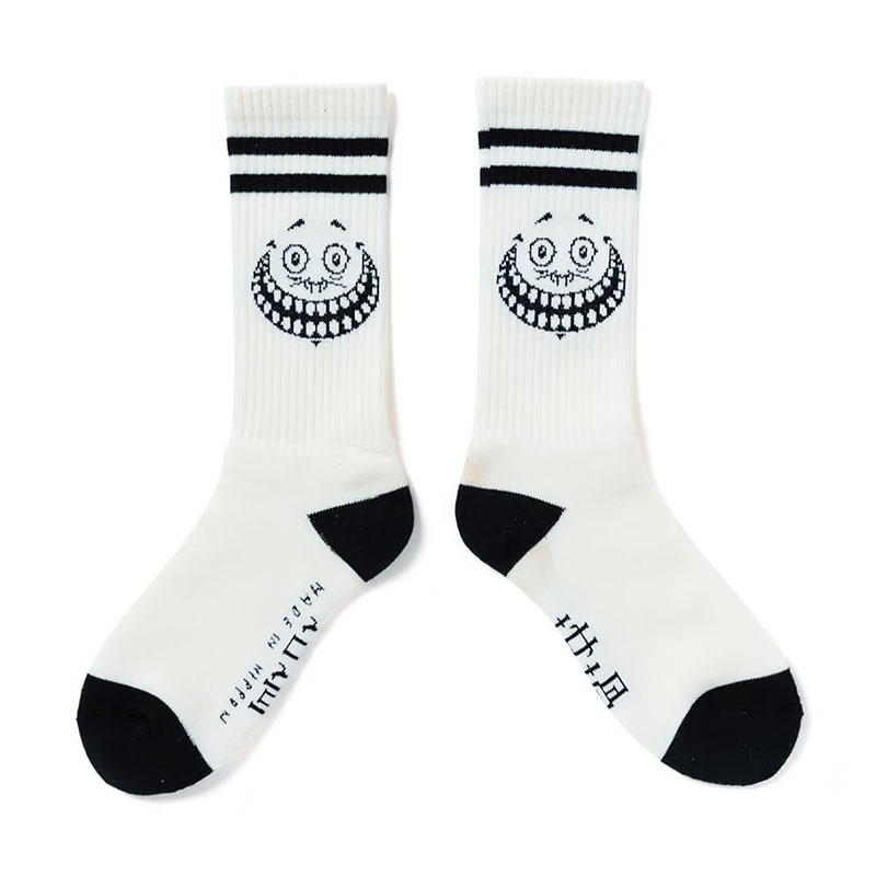 坩堝-RUTSUBO-(ルツボ)/ Monster Face Socks (RUTSUBO×yoshi47 ) -2.COLOR-