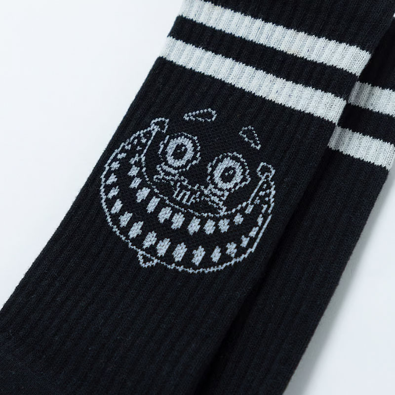 坩堝-RUTSUBO-(ルツボ)/ Monster Face Socks (RUTSUBO×yoshi47 ) -2.COLOR-