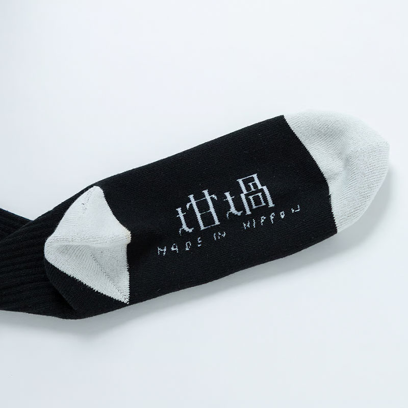坩堝-RUTSUBO-(ルツボ)/ Monster Face Socks (RUTSUBO×yoshi47 ) -2.COLOR-