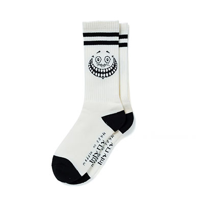 坩堝-RUTSUBO-(ルツボ)/ Monster Face Socks (RUTSUBO×yoshi47 ) -2.COLOR-