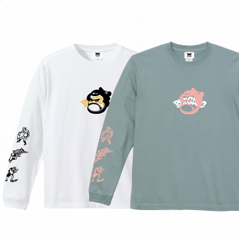 坩堝-RUTSUBO-(ルツボ)/ Icon Ls t-shirts (RUTSUBO×YU SUDA ) -2.COLOR-