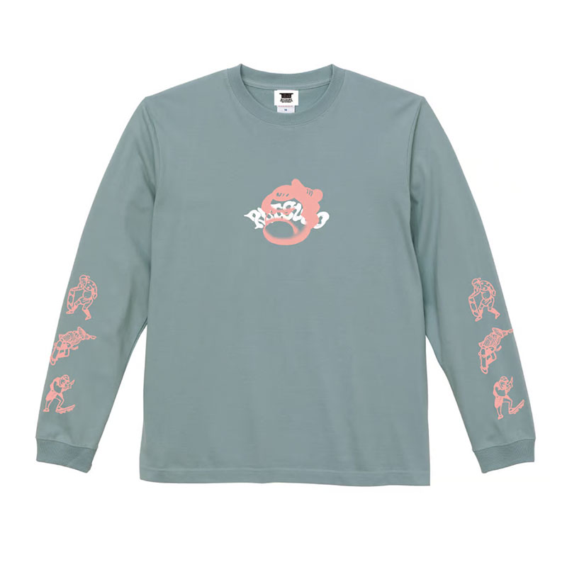 坩堝-RUTSUBO-(ルツボ)/ Icon Ls t-shirts (RUTSUBO×YU SUDA ) -2.COLOR-(GREEN)