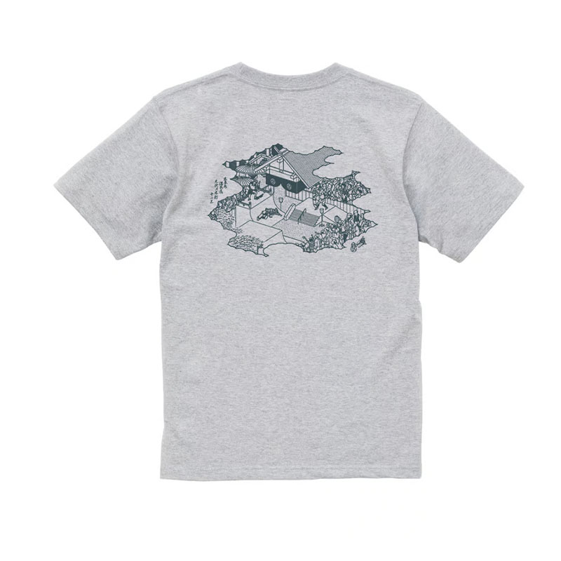 坩堝-RUTSUBO-(ルツボ)/ Skate park S/S t-shirts (RUTSUBO×YU SUDA) -2.COLOR-(ASH)