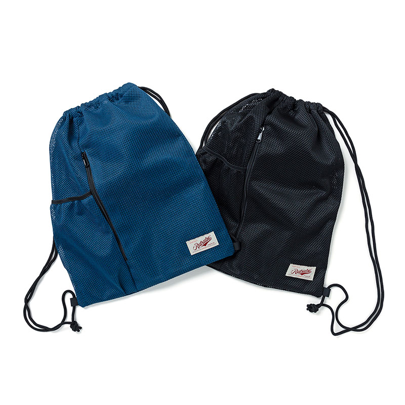 坩堝-RUTSUBO-(ルツボ)/ MESH DRAWSTRING BAG -2.COLOR-