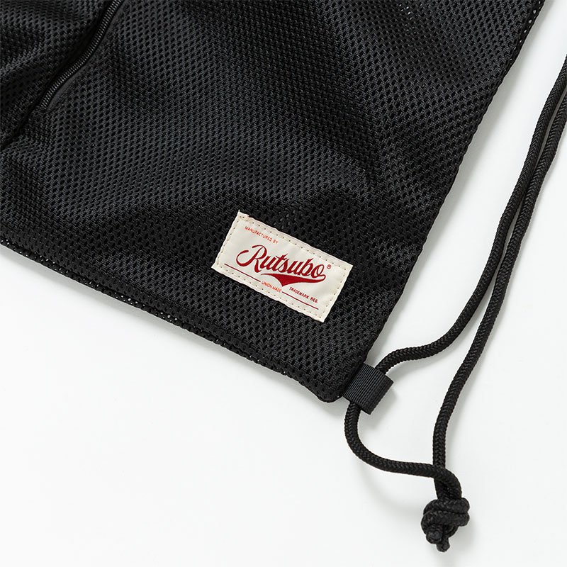 坩堝-RUTSUBO-(ルツボ)/ MESH DRAWSTRING BAG -2.COLOR-