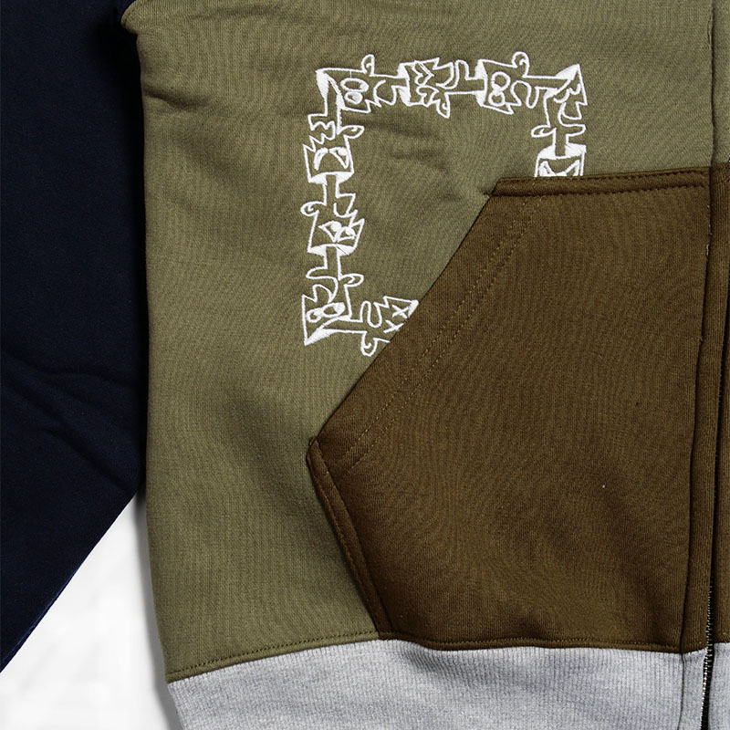 SLINKY(スリンキー)/ MULTI COLOR ZIP HOODIE -MULTI-