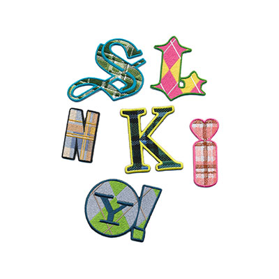 SLINKY(スリンキー)/ PLID IRON ON PATCHES -MULTI-