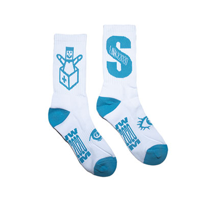 SLINKY(スリンキー)/ MORE IS MORE SOCKS -WHITE-