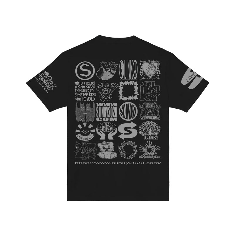 SLINKY(スリンキー)/ MORE IS MORE T-SHIRT -BLACK-