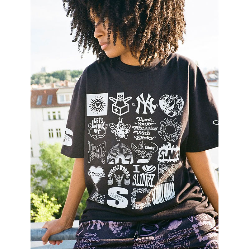 SLINKY(スリンキー)/ MORE IS MORE T-SHIRT -BLACK-