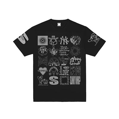 SLINKY(スリンキー)/ MORE IS MORE T-SHIRT -BLACK-
