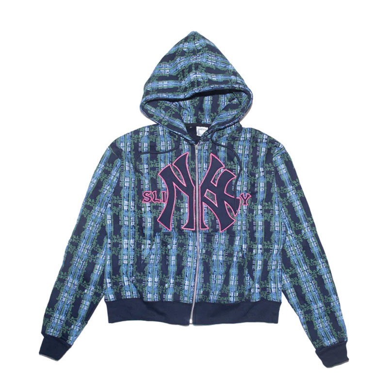 SLINKY(スリンキー)/ YANKEES BOOTLEG PLAID ZIP HOODIE -MULTI-