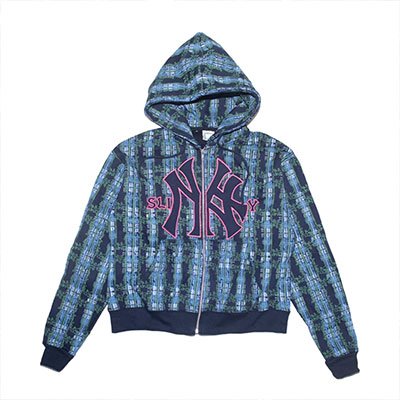 SLINKY(スリンキー)/ YANKEES BOOTLEG PLAID ZIP HOODIE -MULTI-