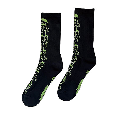 SLINKY(スリンキー)/ MOODSWINGS SOCKS -BLACK-