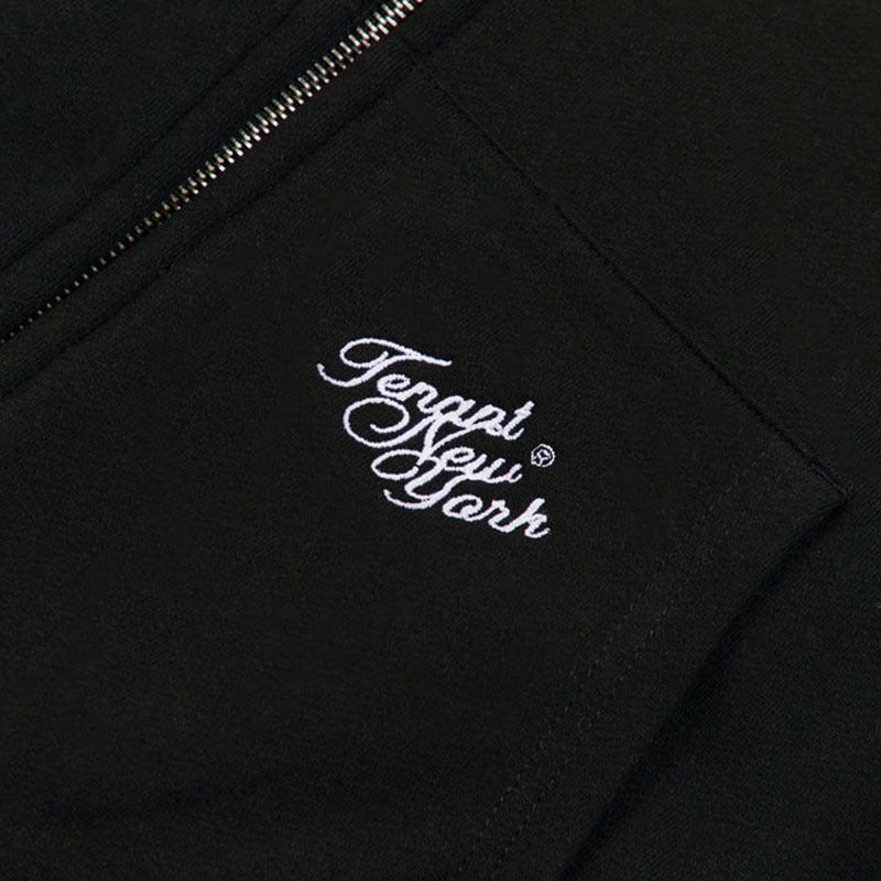 TENANT(テナント)/ Avenue Zip Hoodie -BLACK-