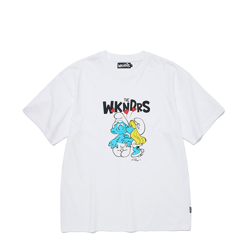 WKNDRS(ウィーケンダーズ)/ LOVER T-SHIRT -WHITE-