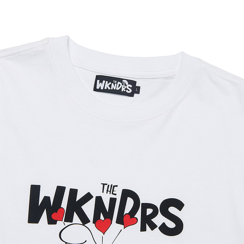 WKNDRS(ウィーケンダーズ)/ LOVER T-SHIRT -WHITE-