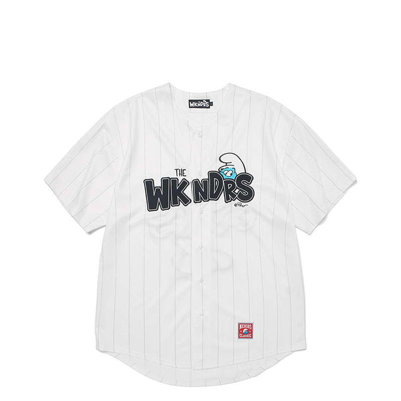 WKNDRS(ウィーケンダーズ)/ BASEBALL JERSEY -2color-(WHITE)