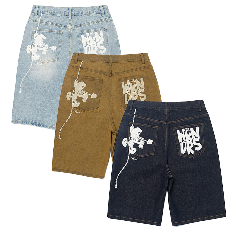 WKNDRS(ウィーケンダーズ)/ PAINTER DENIM SHORTS -3COLOR-