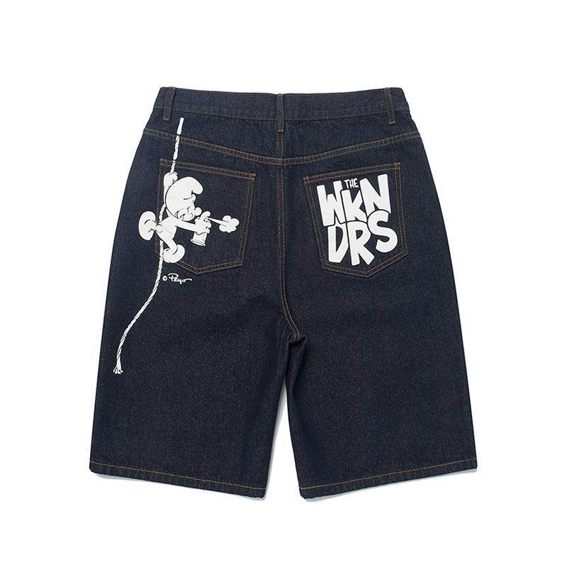 WKNDRS(ウィーケンダーズ)/ PAINTER DENIM SHORTS -3COLOR-(INDIGO)