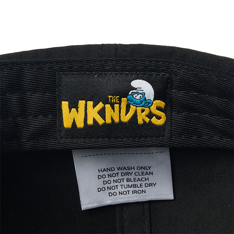 WKNDRS(ウィーケンダーズ)/ 6P LOGO CAP -BLACK-