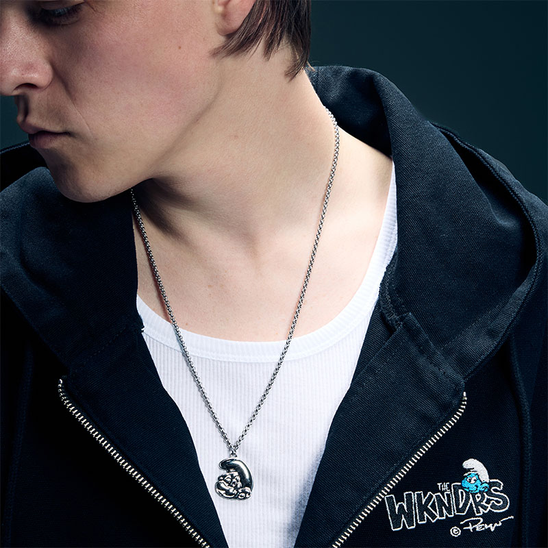 WKNDRS(ウィーケンダーズ)/ SMURF NECKLACE -SILVER-