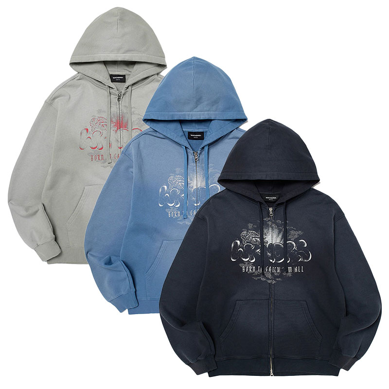 WKNDRS(ウィーケンダーズ)/ ANGEL ZIP-UP HOODIE -3.COLOR-