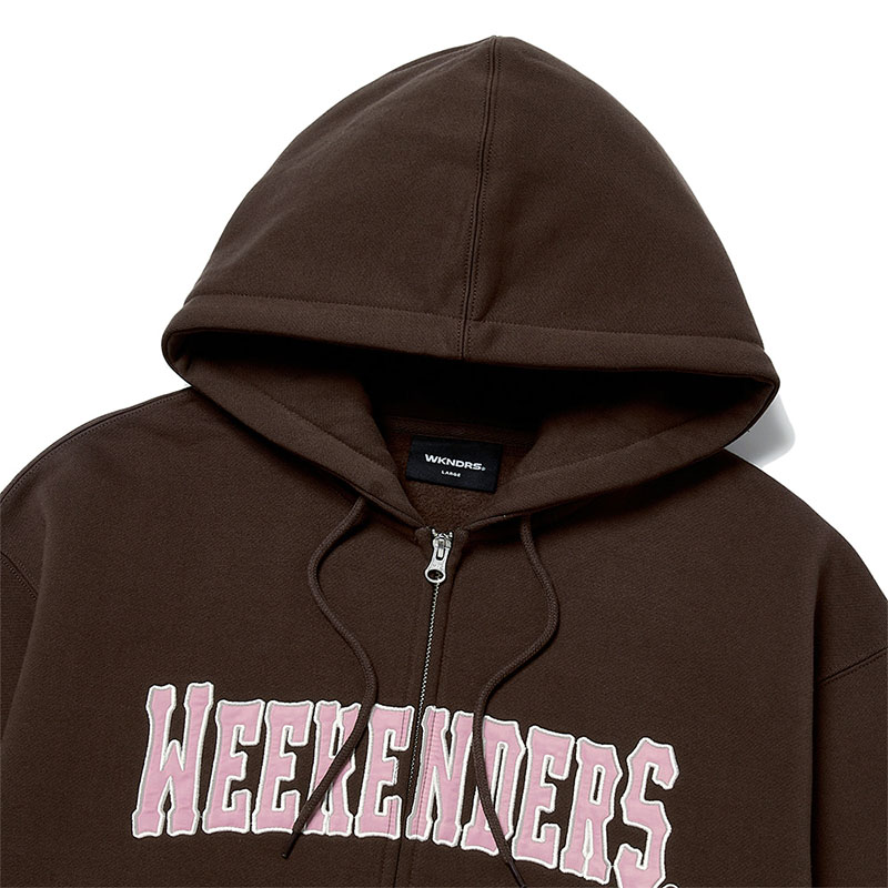 WKNDRS(ウィーケンダーズ)/ COWBOYS ZIP-UP HOODIE -BROWN-