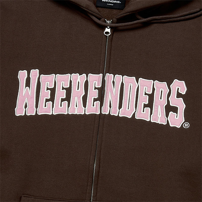 WKNDRS(ウィーケンダーズ)/ COWBOYS ZIP-UP HOODIE -BROWN-