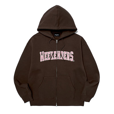 WKNDRS(ウィーケンダーズ)/ COWBOYS ZIP-UP HOODIE -BROWN-