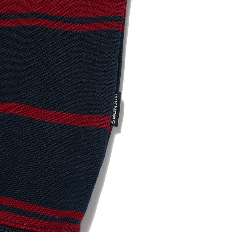 WKNDRS(ウィーケンダーズ)/ STRIPED HOODIE -2.COLOR-