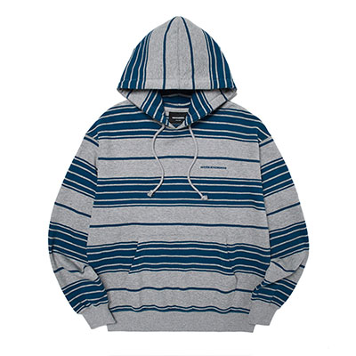 WKNDRS(ウィーケンダーズ)/ STRIPED HOODIE -2.COLOR-