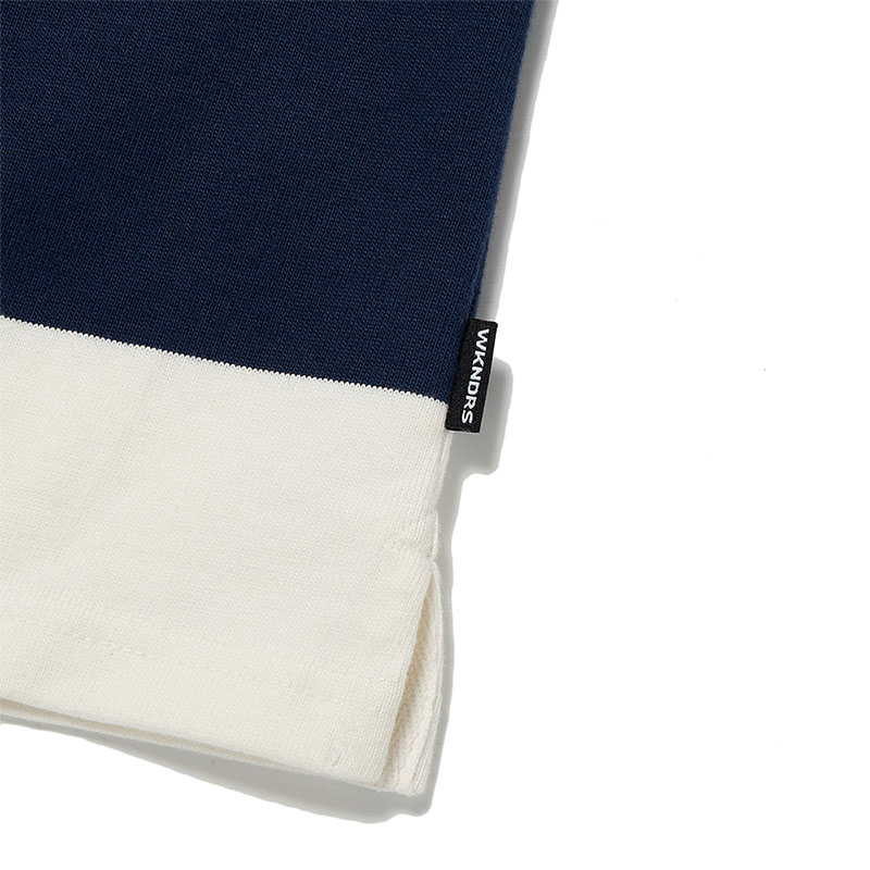 WKNDRS(ウィーケンダーズ)/ BOUTIQUE RUGBY PIQUE -NAVY-