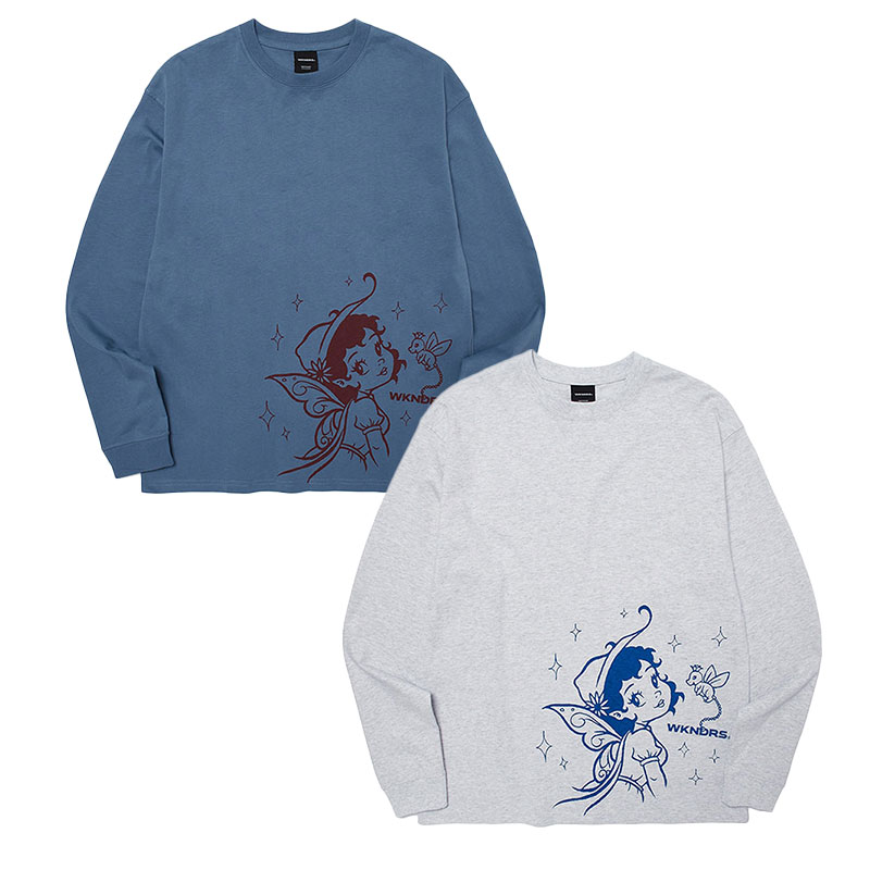WKNDRS(ウィーケンダーズ)/ FAIRY LS T-SHIRT -2.COLOR-