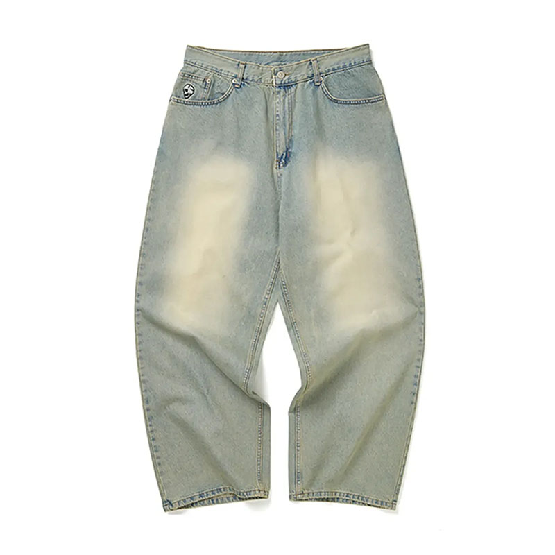 WKNDRS(ウィーケンダーズ)/ SKULL WASHED PANTS -S,DENIM-
