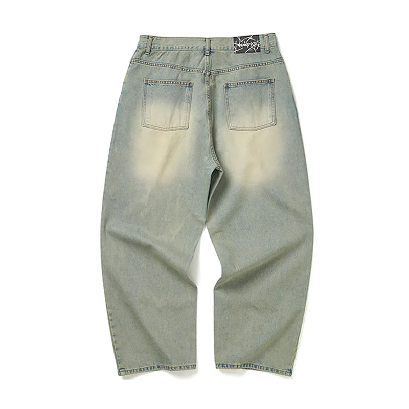 WKNDRS(ウィーケンダーズ)/ SKULL WASHED PANTS -S,DENIM-