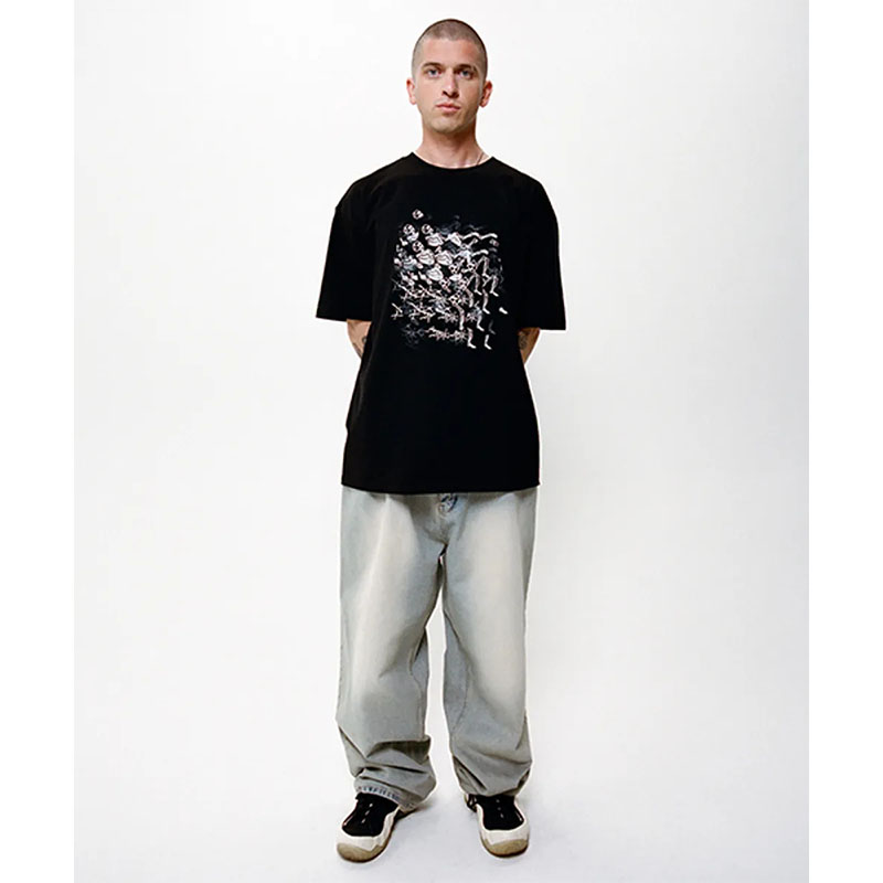 WKNDRS(ウィーケンダーズ)/ SKULL WASHED PANTS -S,DENIM-