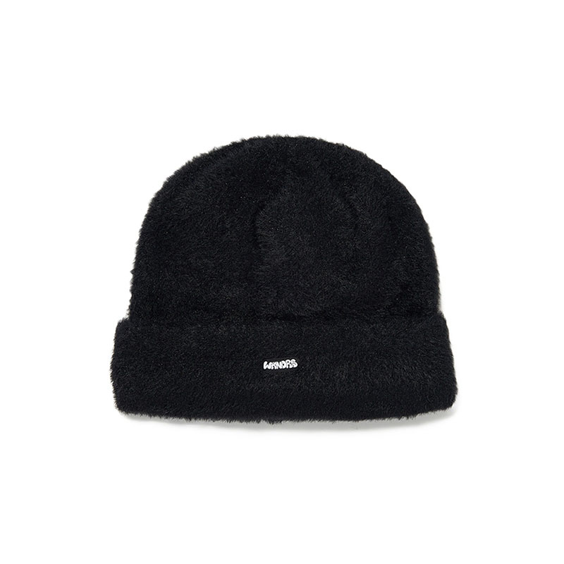 WKNDRS(ウィーケンダーズ)/ HAIRY BEANIE -2.COLOR-(BLACK)