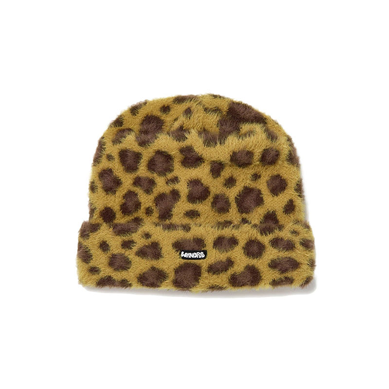 WKNDRS(ウィーケンダーズ)/ HAIRY BEANIE -2.COLOR-(LEOPARD)