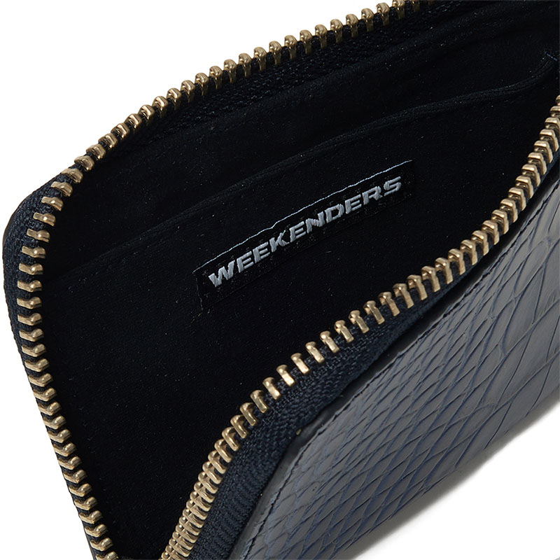 WKNDRS(ウィーケンダーズ)/ CROC CARD WALLET -2.COLOR-