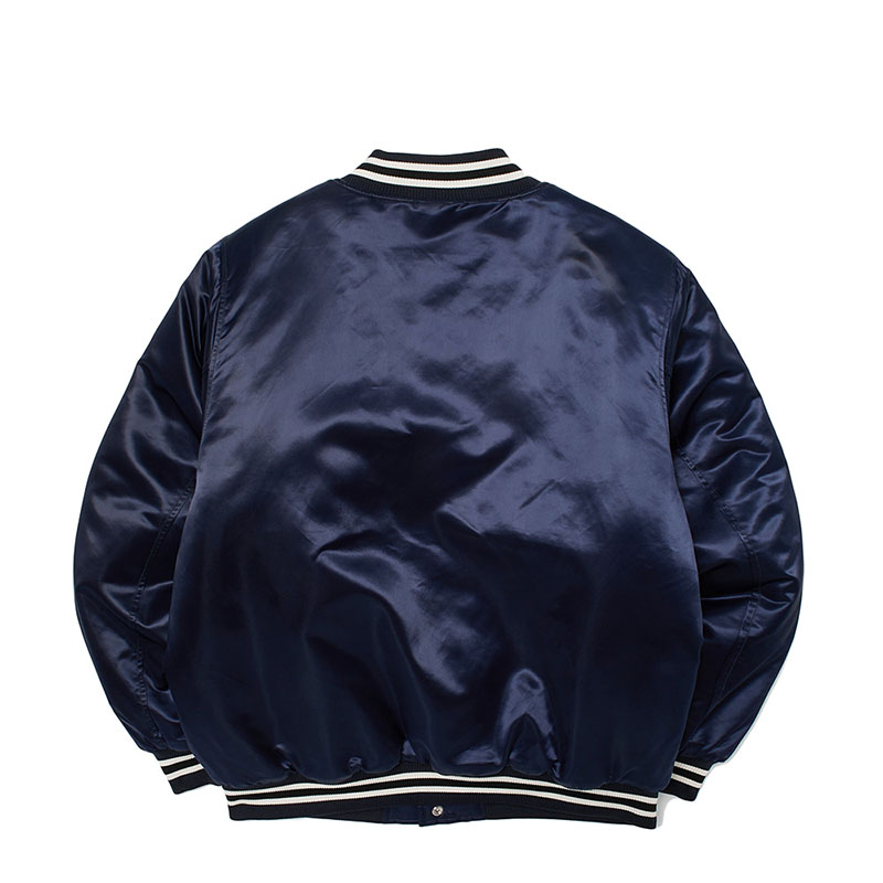 WKNDRS(ウィーケンダーズ)/ CLASSIC BASEBALL JACKET -NAVY-