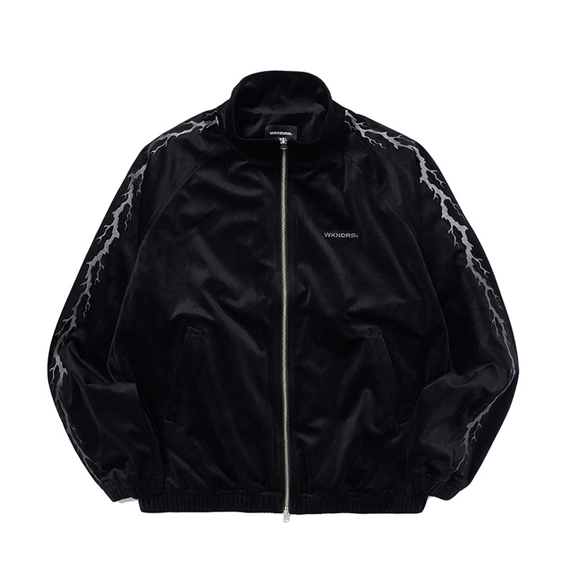 WKNDRS(ウィーケンダーズ)/ CRACK JACKET -2.COLOR-(BLACK)