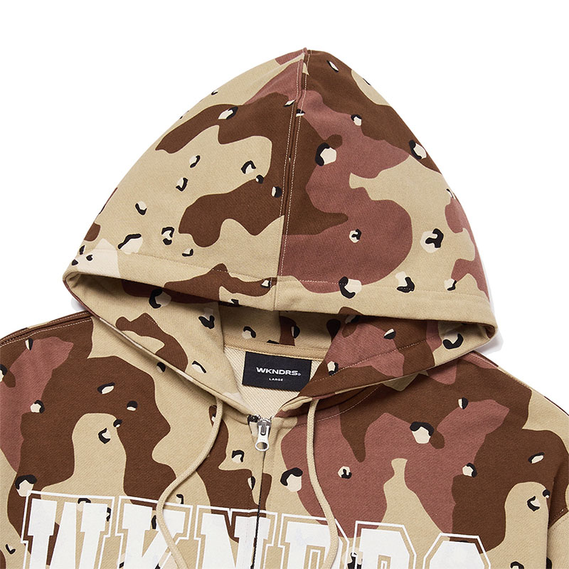 WKNDRS(ウィーケンダーズ)/ H.O.F ZIP-UP HOODIE -DESERT CAMO-